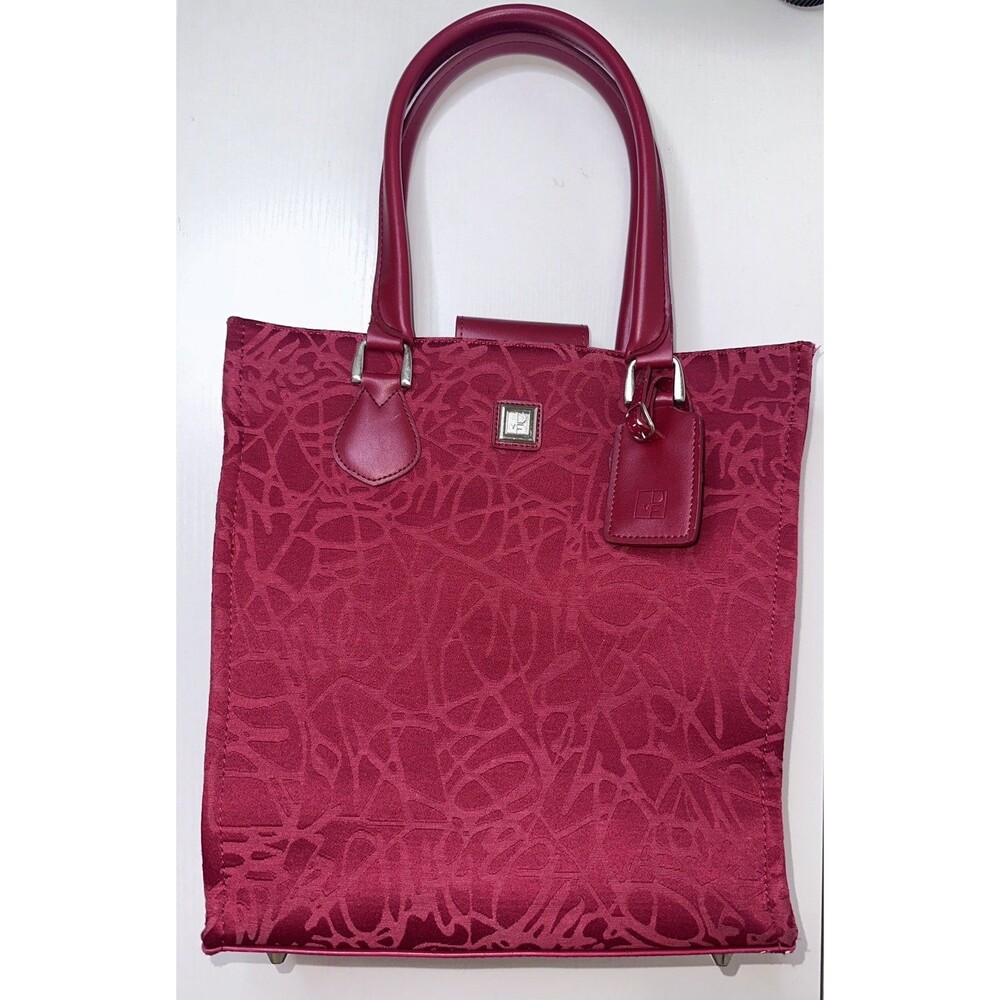 Diane von Furstenberg Canvas Shoulder Bag Red